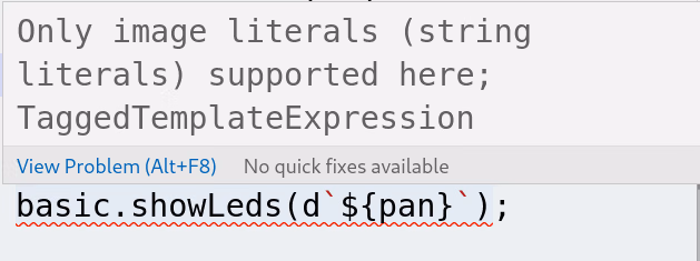 Only image literals (string literals) supported here; TaggedTemplateExpression