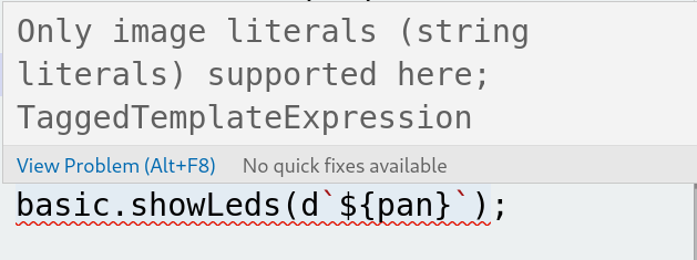 Only image literals (string literals) supported here; TaggedTemplateExpression